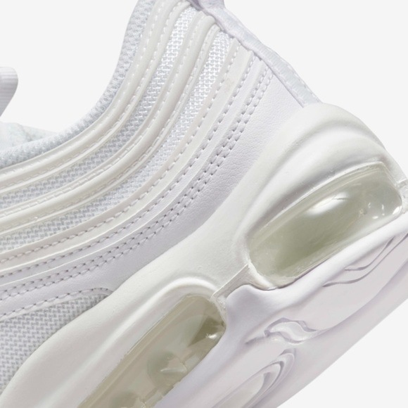 Size 4,5 GS) - Nike Air Max 97 Low White Metallic Silver - Picture 6 of 11